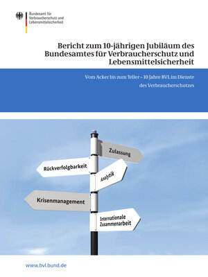 cover image of Bericht zum 10-jährigen Jubiläum des Bundesamtes für Verbraucherschutz und Lebensmittelsicherheit